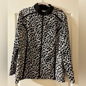 Chicos Zenergy Athletic Zip Up Jacket, Size 4